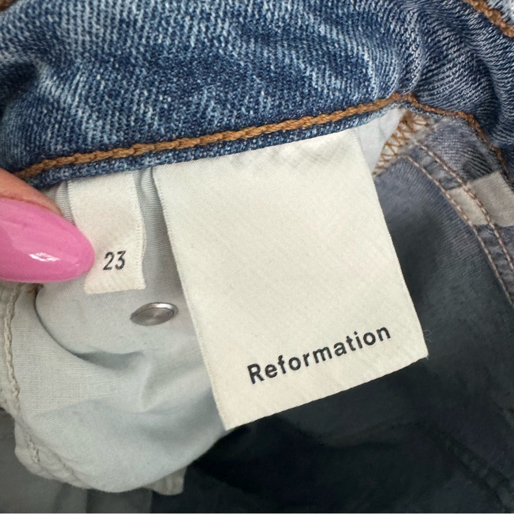 Reformation High Rise Hepburn Jean - Picture 6 of 7